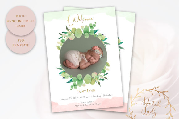 Birth Announcement Card Template: A Modern Solution for Personalized Celebrations