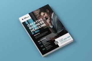 Clean Business Flyer AI and PSD Flyer 1