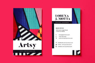 Minimalist Business Card AI and PSD 4