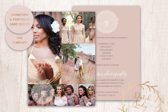 Photo Portfolio Card Template 1: A Professional Tool for Creative Professionals