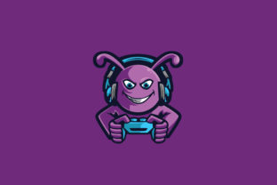 Purple Gamer E Sports Logo