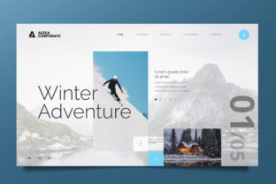 Winter Adventure Web Header Design: A Comprehensive Guide for Modern Web Development